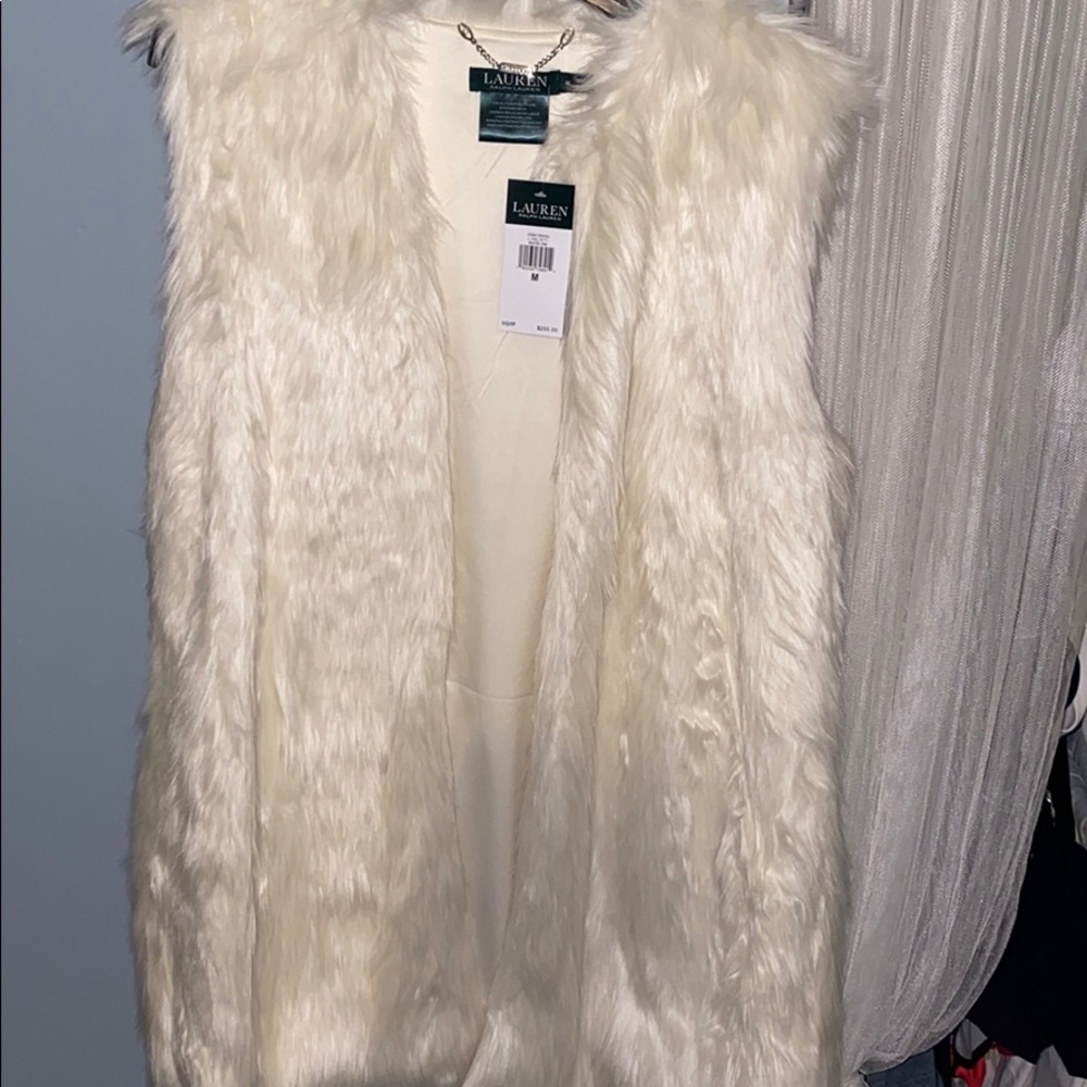 Faux fur vest